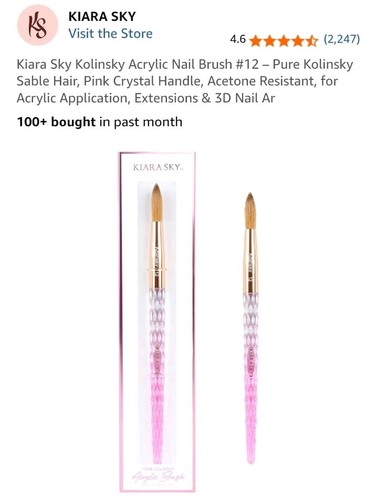 Kiara sky acrylic nail brush - sky,